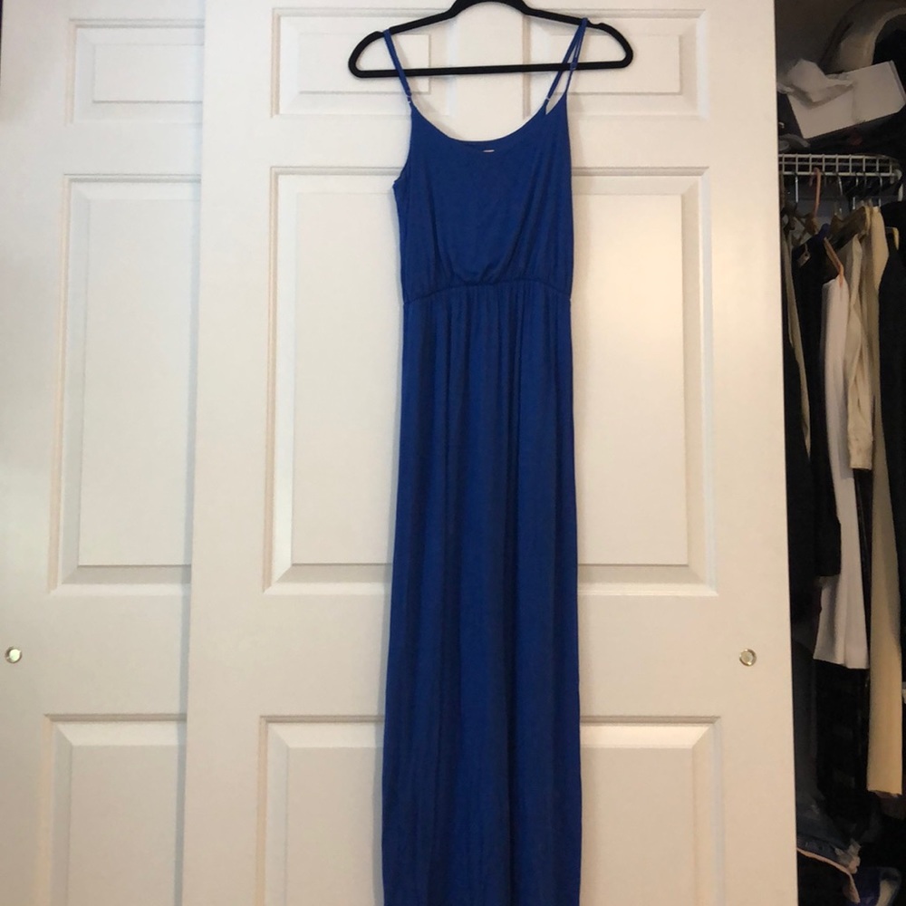 Blue maxi dress